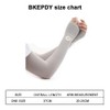 BKEPDY Pack of 2 Protection Against Sunburn Arm Warmers Unisex