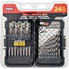 MIBRO 870840 High Speed Steel Drill Bit and Driver Set,