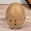 MIJOMA Kitchen Timer in Egg Shape, 60 Minute Timer, Plastic,