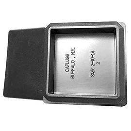 2" Black Plastic Plugs for Square Tubing by Caplugs Package of 2