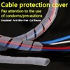 FEEIMOL Cable conduit, self-closing cable spiral, 14 mm, cable duct,