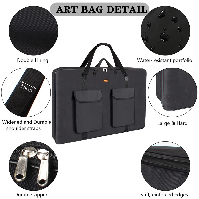 TreochtFUN Art Portfolio 23 X 31, Portfolio Case A2 Heavy