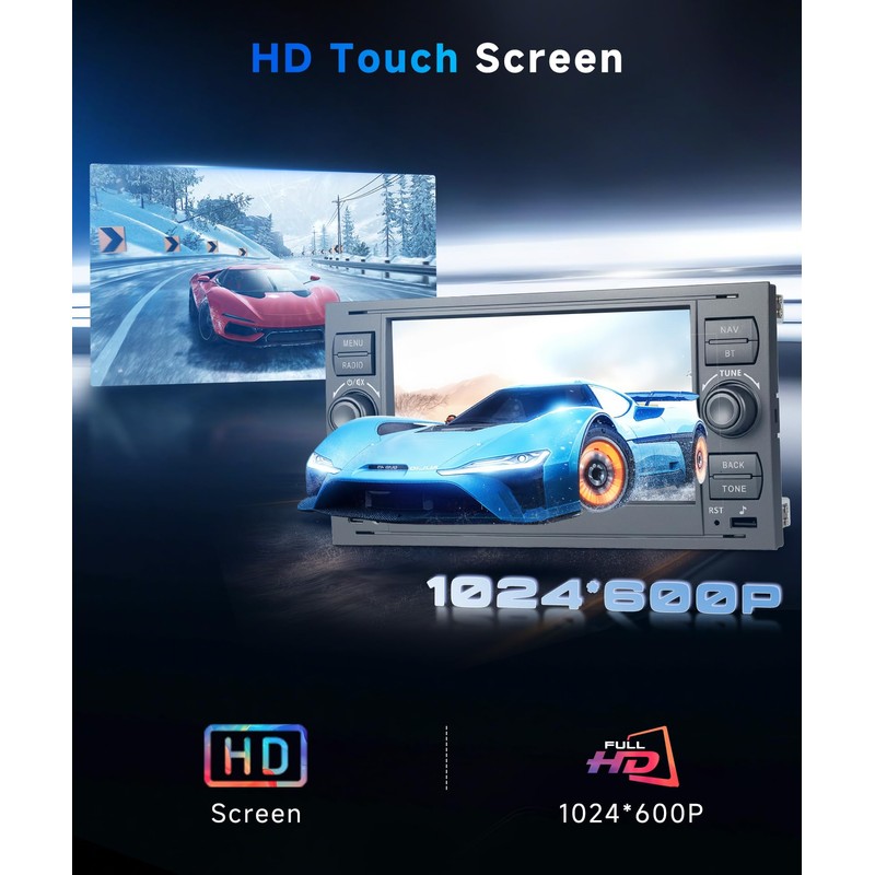 4G+64G Android 15 Car Stereo for Ford Focus 2005-2007 for