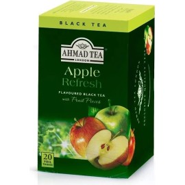 AHMAD TEA Apple Refresh Black Tea 20 Tea Bags