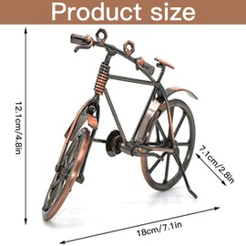 Xrten Classic Vintage Metal Bicycle Office Decoration Home Decoration Ornaments for Bicycle Lovers