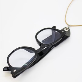 Eight Tokyo N-20 Glasses Holder, Japanese Leather, Sunglasses Holder, Necklace, Sustainable Material, Black