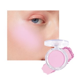 HHLTOH Matte Powder Blush for Cheeks – Long Lasting Natural Face Blusher Makeup, Lightweight Blendable Cheek Color for Women, Vegan & Cruelty-Free – #10 Light Champagne Pink