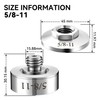 Dreyoo Grinder Lock to 5/8''-11 Thread, Compatible with XLOCK Angle