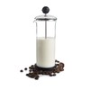 Fino Milk Frother, Tempered Glass and Non-Skid Base, 16-Ounce Capacity