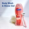 Softsoap Moisturizing Body Wash and Shave Gel, Creamy Strawberry Scent,