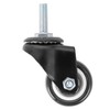 GXYY uoboeuq 1.5 Inch Swivel Caster Wheels PU 360 Degree