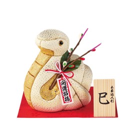 Sakura Horikiri 5865209 Woodgrain Doll, Lucky Lucky Snake (Gold Column)