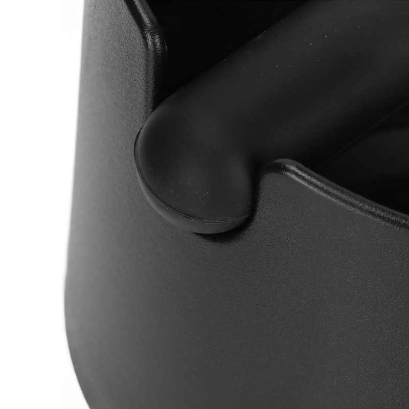 Coffee Knock Box ABS Black Grind Disposal Dump Bin with
