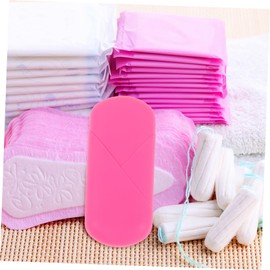 Ipetboom Box Women Dispenser Purse Organizer Discs Collapsible Plate Reusable Cup Coffee Pod Holder Menstruation Liners Period Disc Mat Tamper Lid Panty Chenille Letters Silica Gel