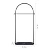 ZEYEXE small clothing rack,heavy duty clothes rack with Marble base,metal