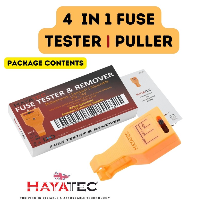 Car Blade Fuse tester 12V 24V Vehicle Fuse Tester VDC