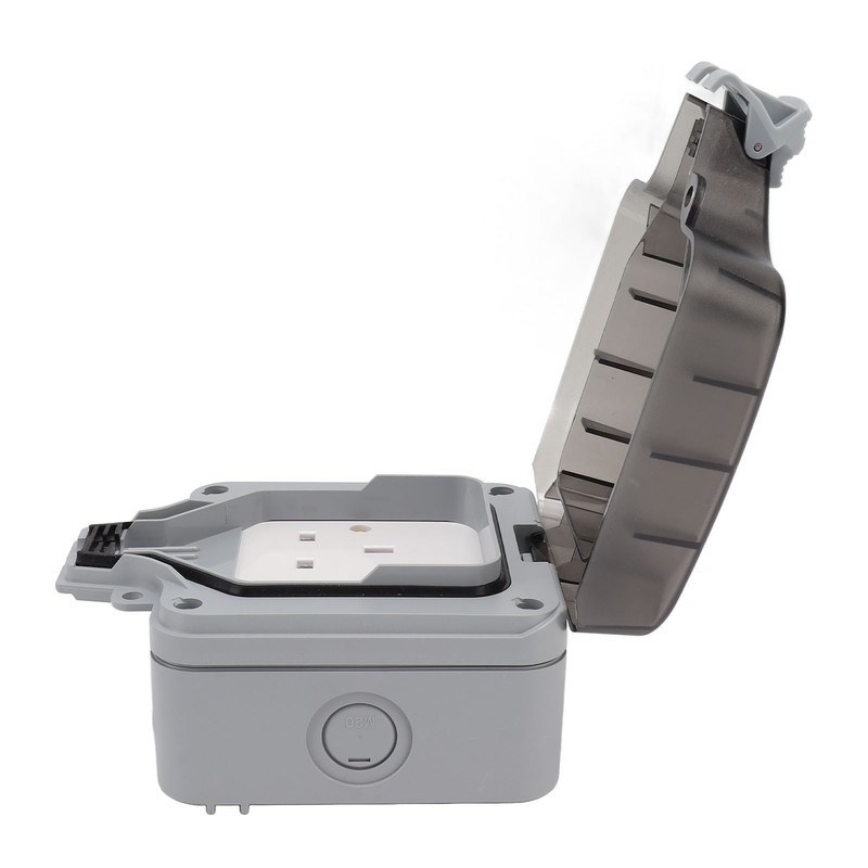IP66 Outdoor Waterproof Switch Socket Box Surface Mounted Splashproof Dustproof