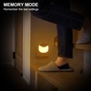 SOAIY Pack of 2 LED Night Light Socket with Motion