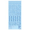 Haikyu Parts Pixel Camouflage Decal 2 Blue 1 Piece Plastic
