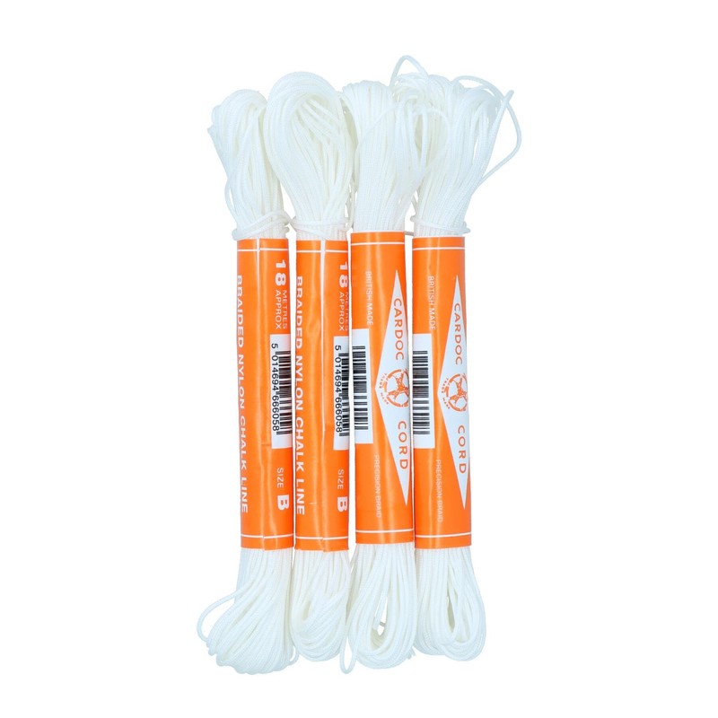AB Tools Four Footprint Line Pins & Four Braided Nylon