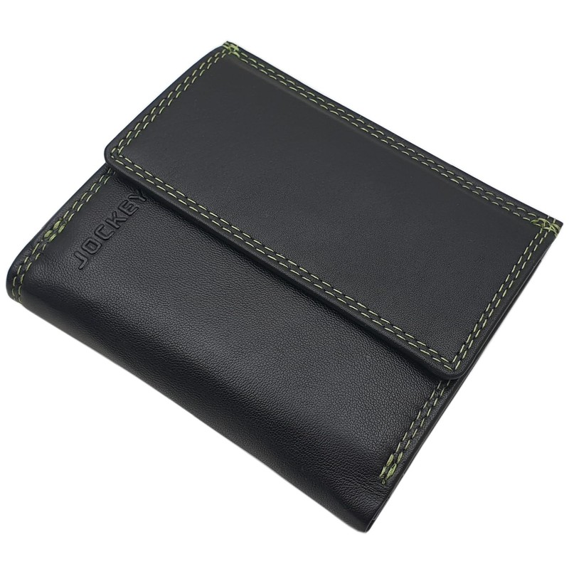 myledershop Cowhide Nappa Leather Women's Purse/Wallet/Purse with RFID & NFC