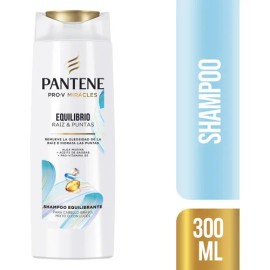 Shampoo Equilibrante Pantene Equilibrio Raíz Y Puntas 300 Ml