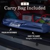 Coleman Portable Camping Chair with 4-Can Cooler, Cushioned Seat &
