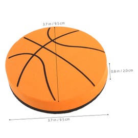 jojofuny 6Pcs Lightweight Dry Erase Whiteboard Erasers Felt for Classroom Office Home Use Unique Sports Ball Design Easy to Clean Portable