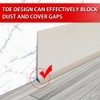 Vinyl Wall Base Baseboard Molding Trim 4" Flexible Self Adhesive