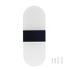 LED Wall Light Acrylic 360° Up Down 6W Warm Modern