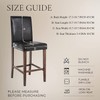 SearchI Bar Stool Covers Set of 2, Stretch Washable Barstool