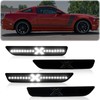 POPMOTORZ LED Side Marker Lights Compatible With Ford Mustang 2010