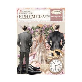 Stamperia DFLCT37 Ephemera Romance Forever Ceremony Edition, Multi-Colour, 10 x 21 cm