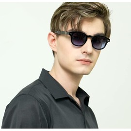 Gtand Unisex Vintage Retro Round Style Tinted Sunglasses For Men Women Fashion Circle Sun Glasses 46mm