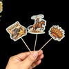 ALISSAR 36 Pcs Western Cowboy Cupcake Toppers, Birthday Party Decor