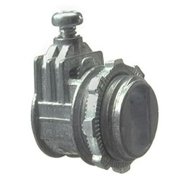 Generic Electrical 3/8"" MC/BX Wire Connector Saddle Type For Metal Clad Cable Straight Type for 14/2-10/3 Cable Size 1/2"" Trade Size thread Die Cast BE-SG38-CON (25)