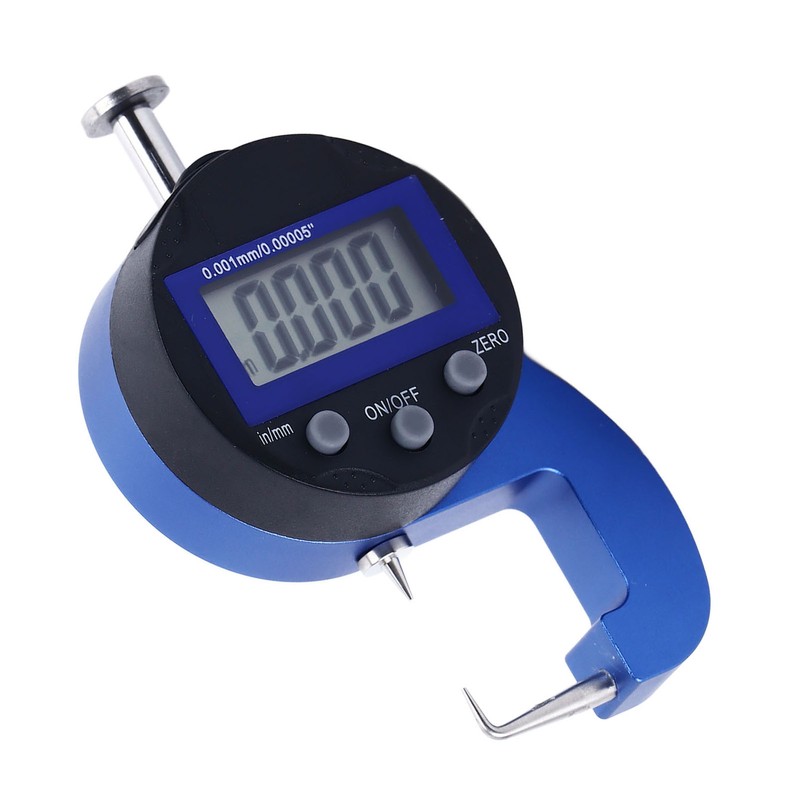 Micro Digital Thickness Gauge 0.0005in 0.01mm High Accuracy Thickness Measuring