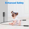 6FT Ultra Flat Plug Extension Cord with 6 Outlets, Slim