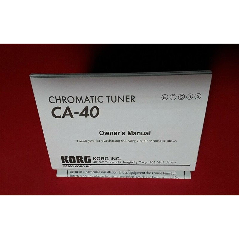 Korg Chromatic Tuner Model CA