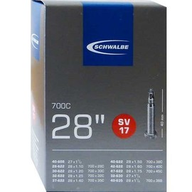 Schwalbe 01152800 - 28 DV/AV/SV 1 x or 2 x Bicycle Inner Tube, 28"