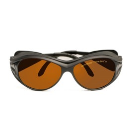 anteojos de seguridad láser OD5+ 190-540 nm y 800-1700 nm - Yag, azul, verde láser y luz UV anteojos láser para 405 nm, 445 nm, 450 nm, 532 nm, 808 nm, 980 nm, 1064 nm, 1080 nm, MCWlaser