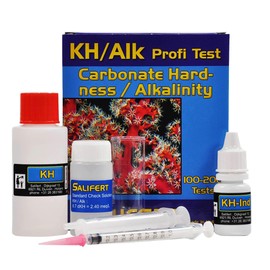 Salifert Carbonate Hardness & Alkalinity (Kh/Alk) Test Kit, 100-200 Tests