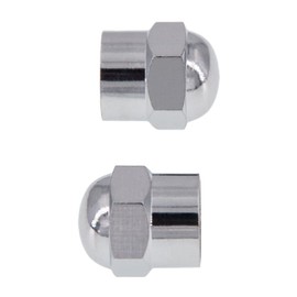 Levando Metal Valve Caps Chrome-Plated – Pack of 4 – Tyre Valve Caps for Car Tyres, Motorbikes, Scooters or Bicycles, Tailor-Made Metal Dust Caps