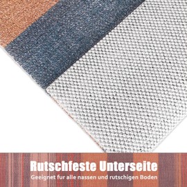 Bath Mat Non-Slip Shower Mat 40 x 100 cm: Soft Comfort Non-Slip Bath Mat with Drainage Holes, PVC Loofah Massage Bath Mat for Bathtub, Shower and Wet Areas