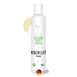 HEALTHY.LIFE VIENNA Volume Energy Shampoo 200ml Bambus & Vitamin B5 – sofort Fülle und Kraft für dünnes feines Haar - Damen & Herren - vegan, silikonfrei, dermatologisch getestet – parabenfrei
