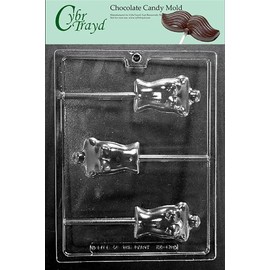 Cybrtrayd X013 Bride Torso Chocolate Candy Mold with Exclusive Cybrtrayd Copyrighted Chocolate Molding Instructions