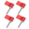 LT Easiyl 4PCS Male Threading Adjustable Screw M4 20mm Adjustable