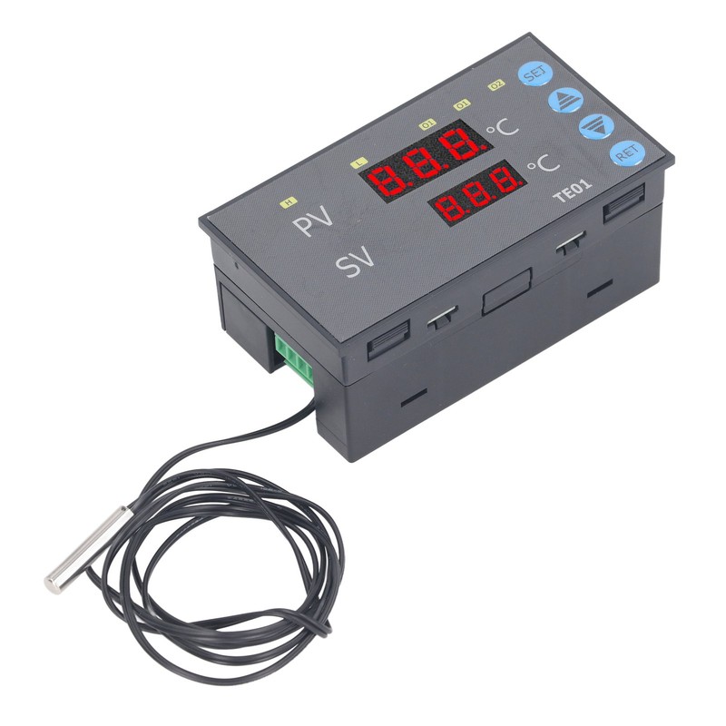 Digital Temperature Controller DC24V ‑50~120℃ Thermostat Regulator High Accuracy Control