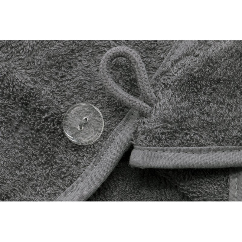 ZOLLNER Cotton Hair Turban Grey (Other Available) Button Closure