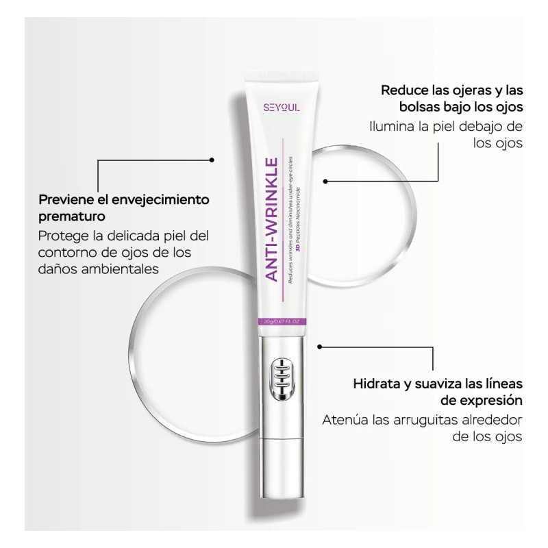 Seyoul™ Crema para Ojos Antiarrugas y Antiinflamatoria | Hidratación Profunda